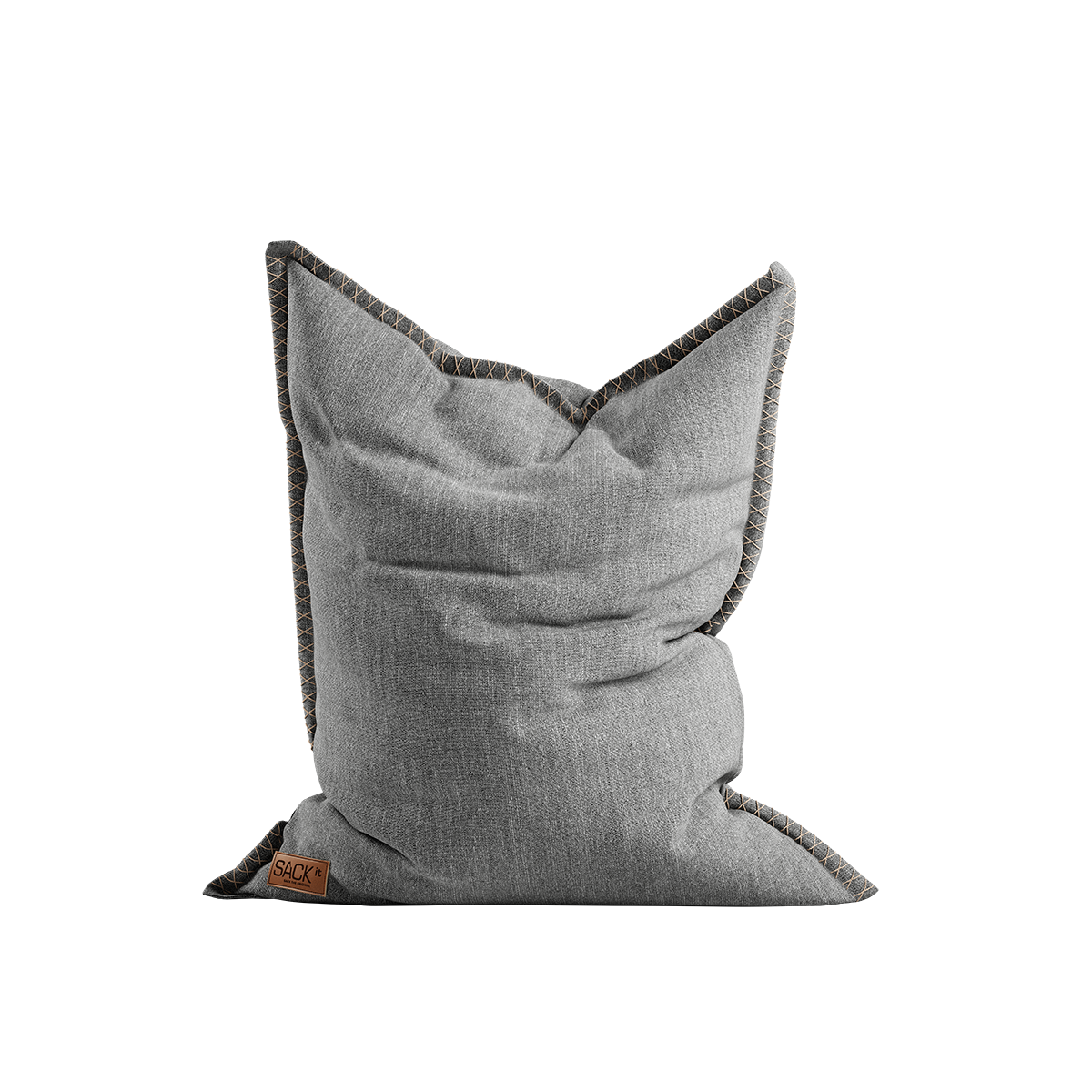 SACKit Cobana Beanbag sittesekk i lys grå olefinstoff for utendørs bruk