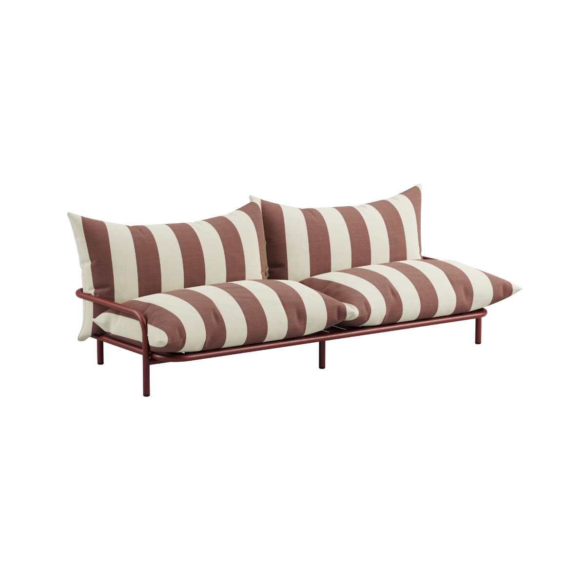 SACKit Mollis Lounge Sofa 2-seters i kastanjebrun fargetone