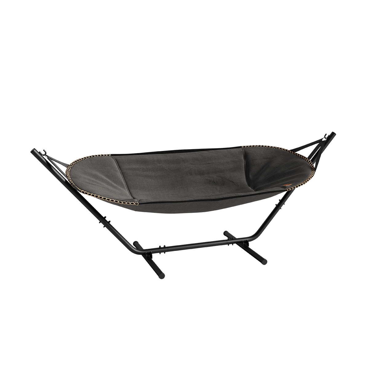 SACKit Cobana Hammock utendørs hengekøye med aluminiumsramme i grått og svart