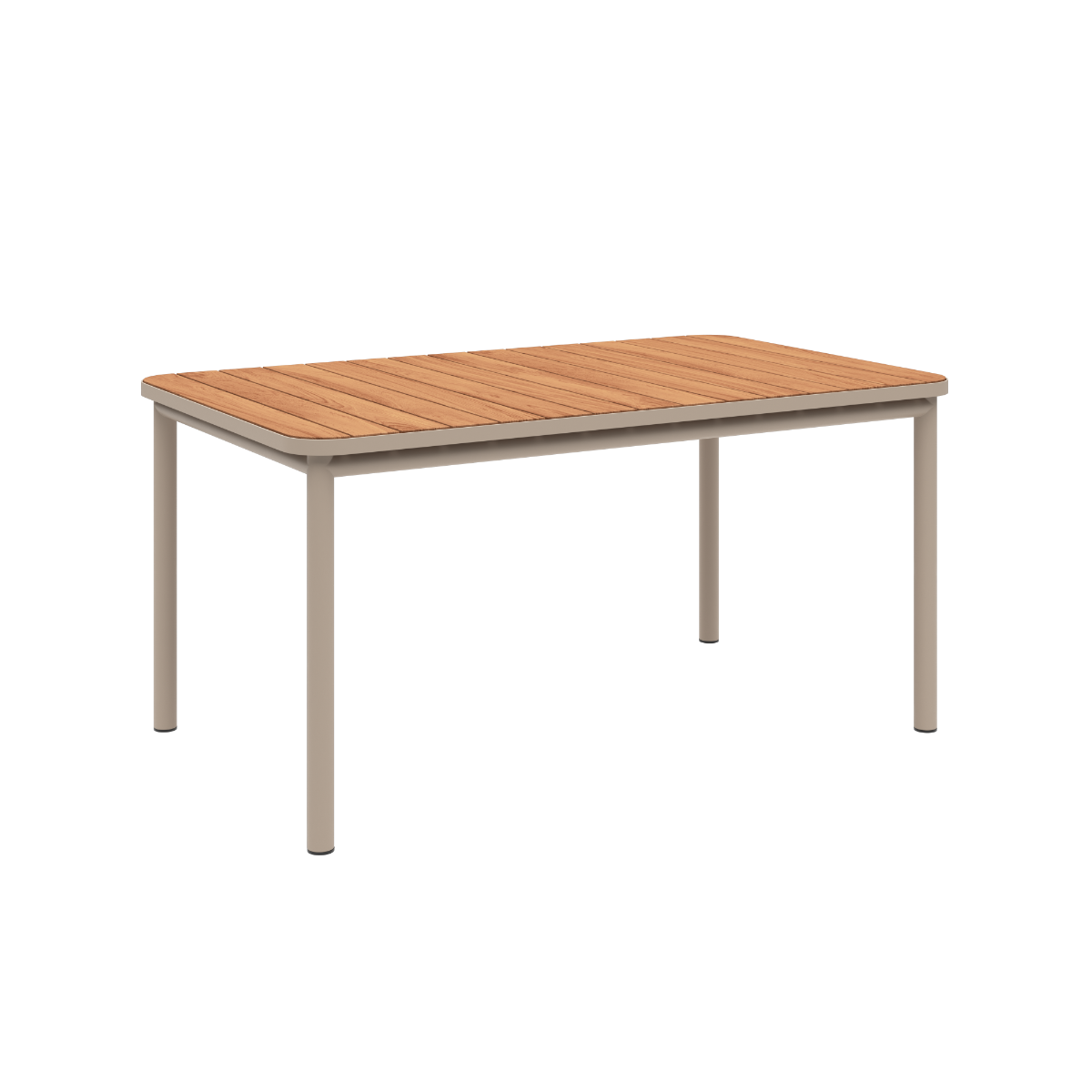 SACKit Kirra rektangulært hagebord i teak, 150x90 cm